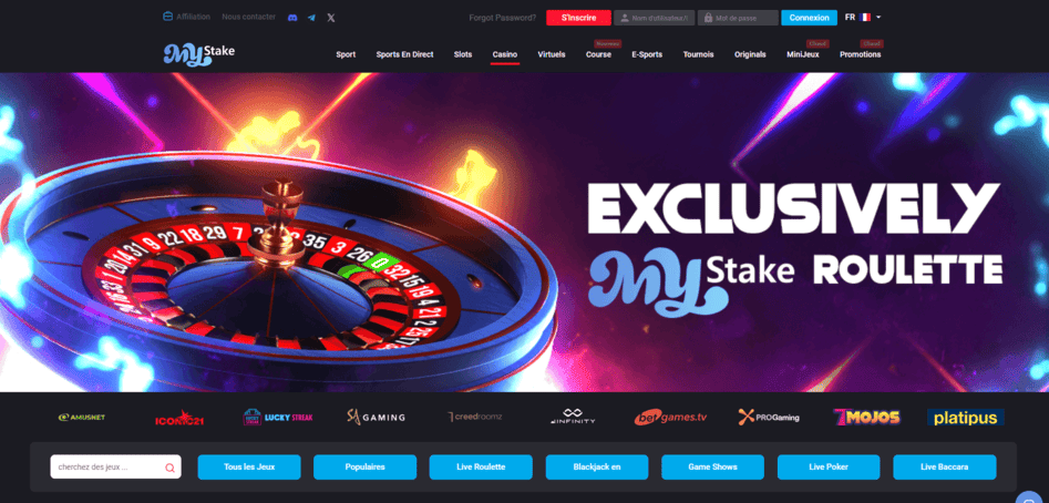 Le plus populaire My Stake Casino virtuel